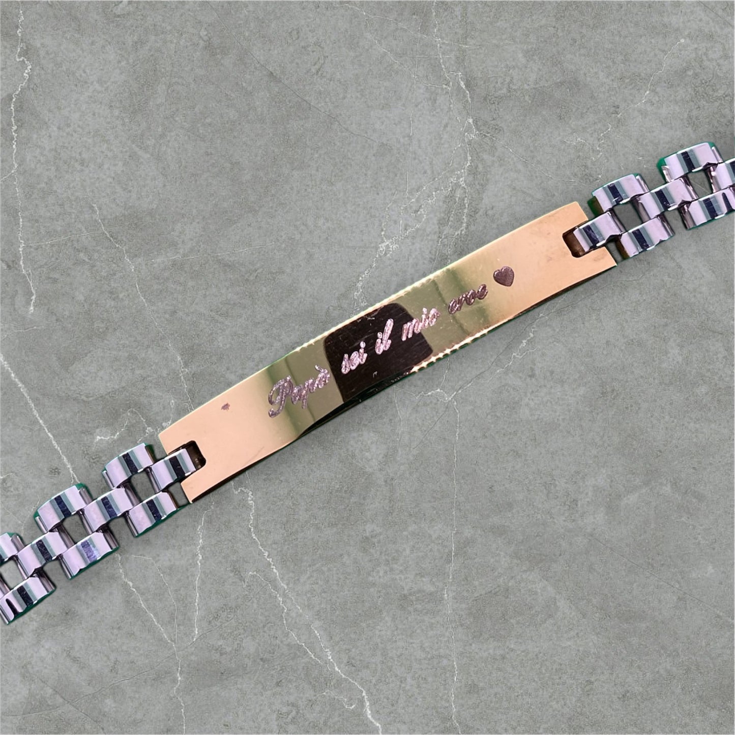 Bracciale in Acciaio Festa del papà