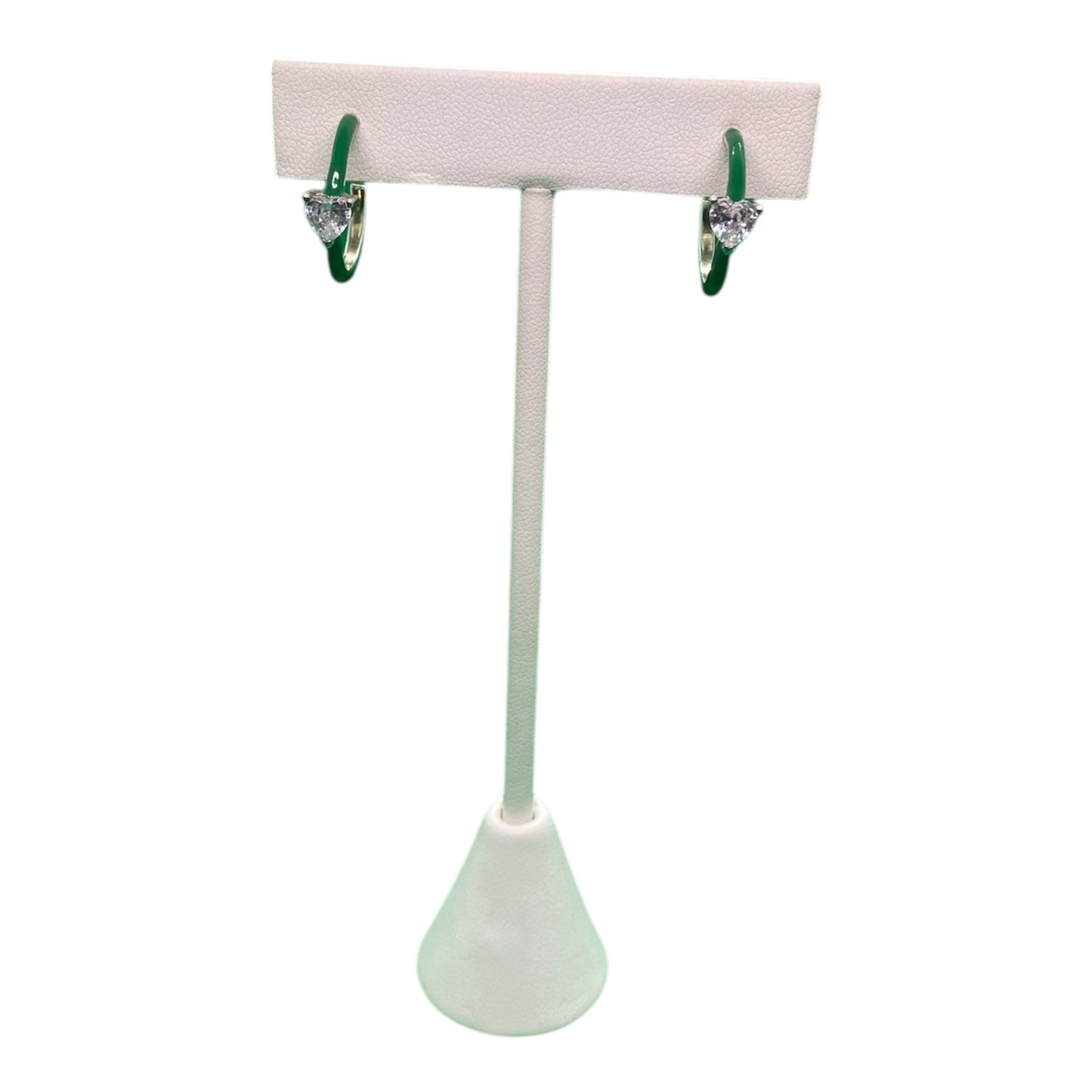 Cerchi in Argento 925 Rodiato,Smalto e Zirconi